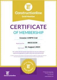 Gemini AMPM Constructionline certificate