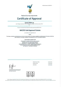 Gemini AMPM NSI Gold certificate