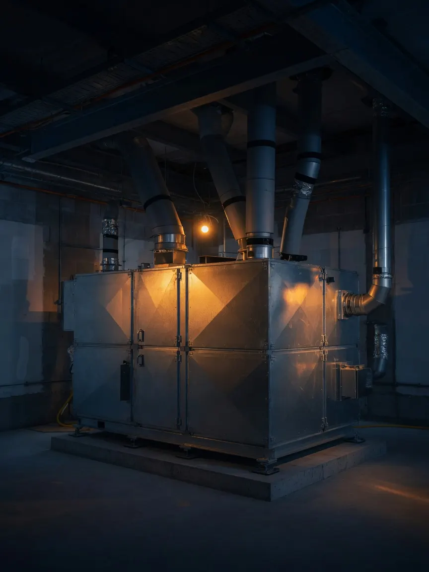 From drawing board to commissioned air. | AHU &amp; Ductwork Installation