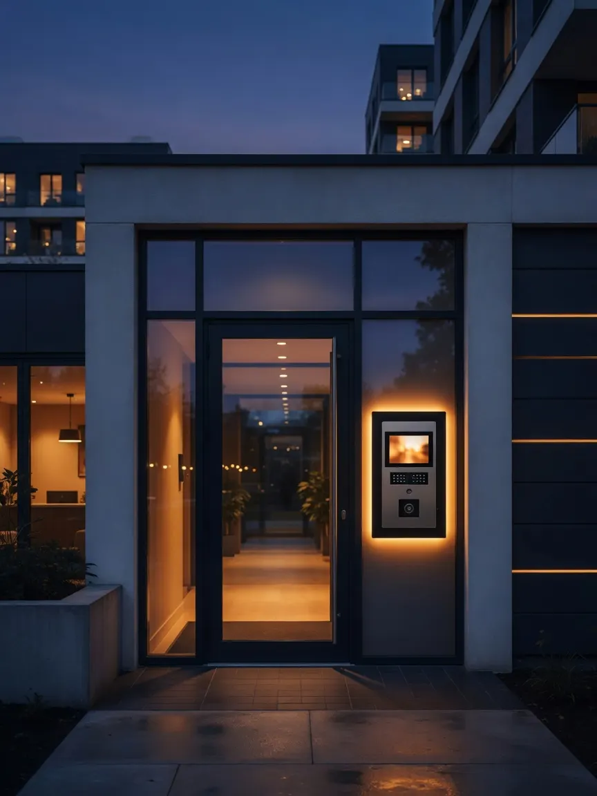One entrance panel. Two hundred front doors. | Door Entry