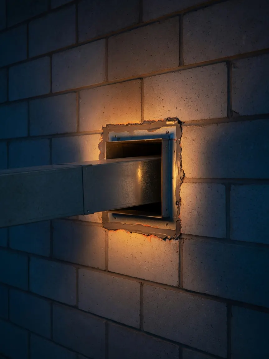 Your compartment line runs through the ducts. | Fire Damper Testing