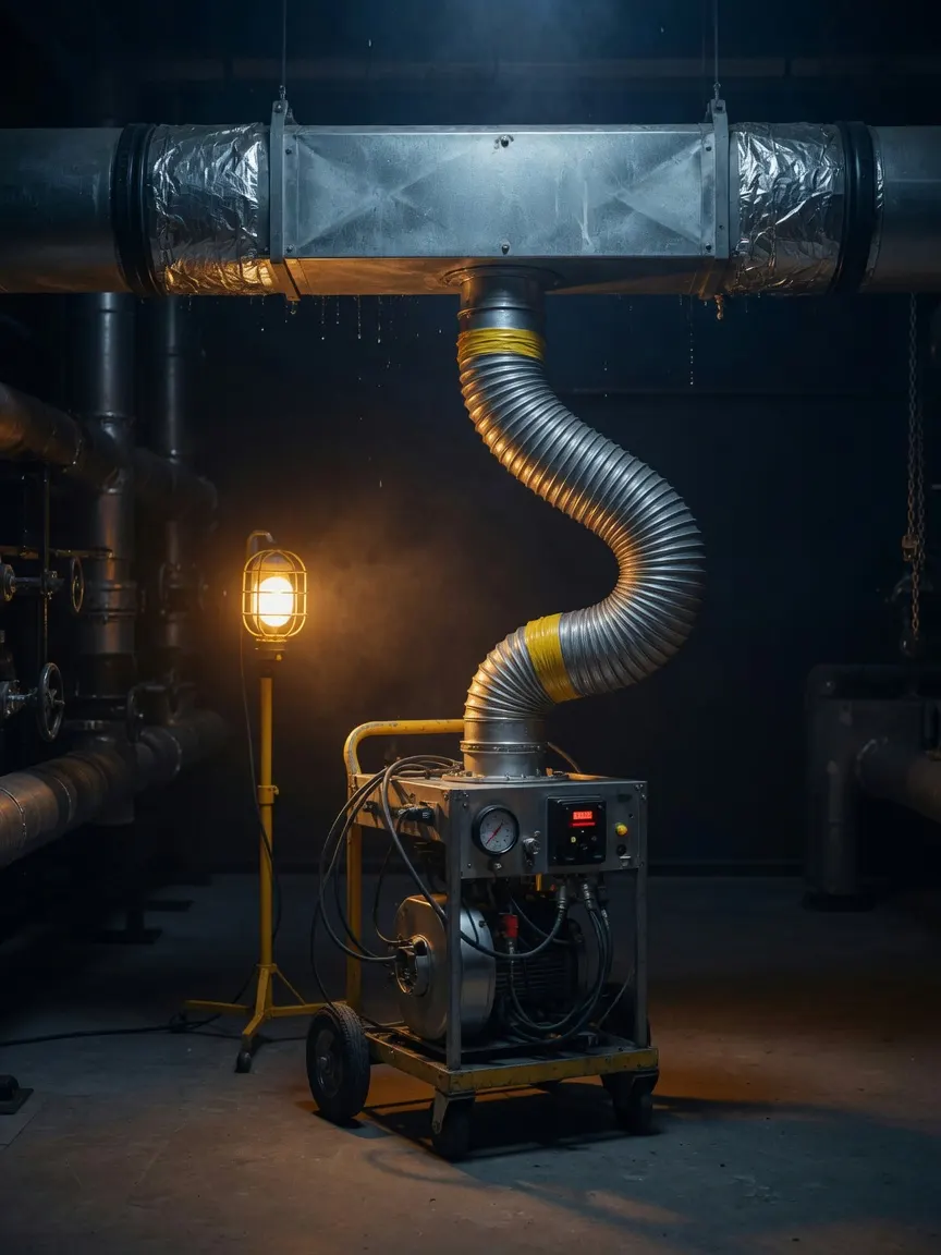 Pressurise, measure, certify. | Ductwork Pressure Testing
