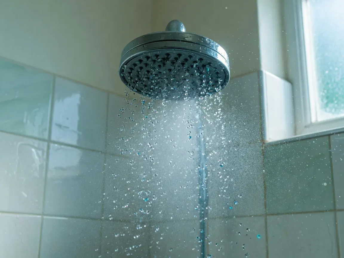 Spray from a shower head: the airborne route that legionella control manages